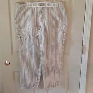 Sonoma linen capris pants size 16
